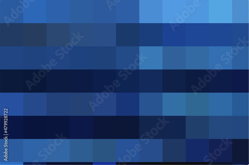 Dark and light blue background from horizontal lines. Blue abstract geometric backdrop for presentation, magazines, fliers, annual reports, posters and business cards. Vector illustration