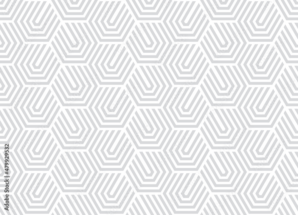 Abstract geometric pattern with stripes, lines. Seamless vector background. White and gray ornament. Simple lattice graphic design. Abstract geometric pattern with stripes, lines. Seamless vector background. White and gray ornament. Simple lattice graphic design.