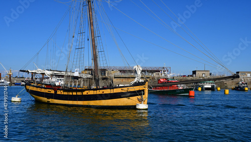 Saint Malo, France - september 7 2020 : Le Renard boat © PackShot