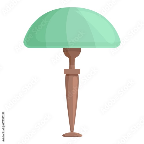 Decor lamp icon cartoon vector. Interior stand. Table house