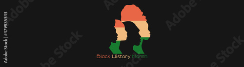 Black History Month banner.