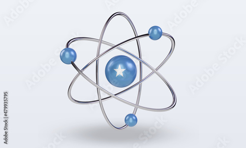 3d science day Somalia flag rendering front view
