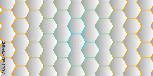 hexagon concept design abstract technology background, Abstract white hexagon concept background, soft white background. hexagon concept design abstract technology background vector illustrator. 