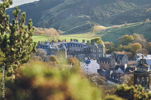 Palace of Holyroodhouse from the top, Edinburgh