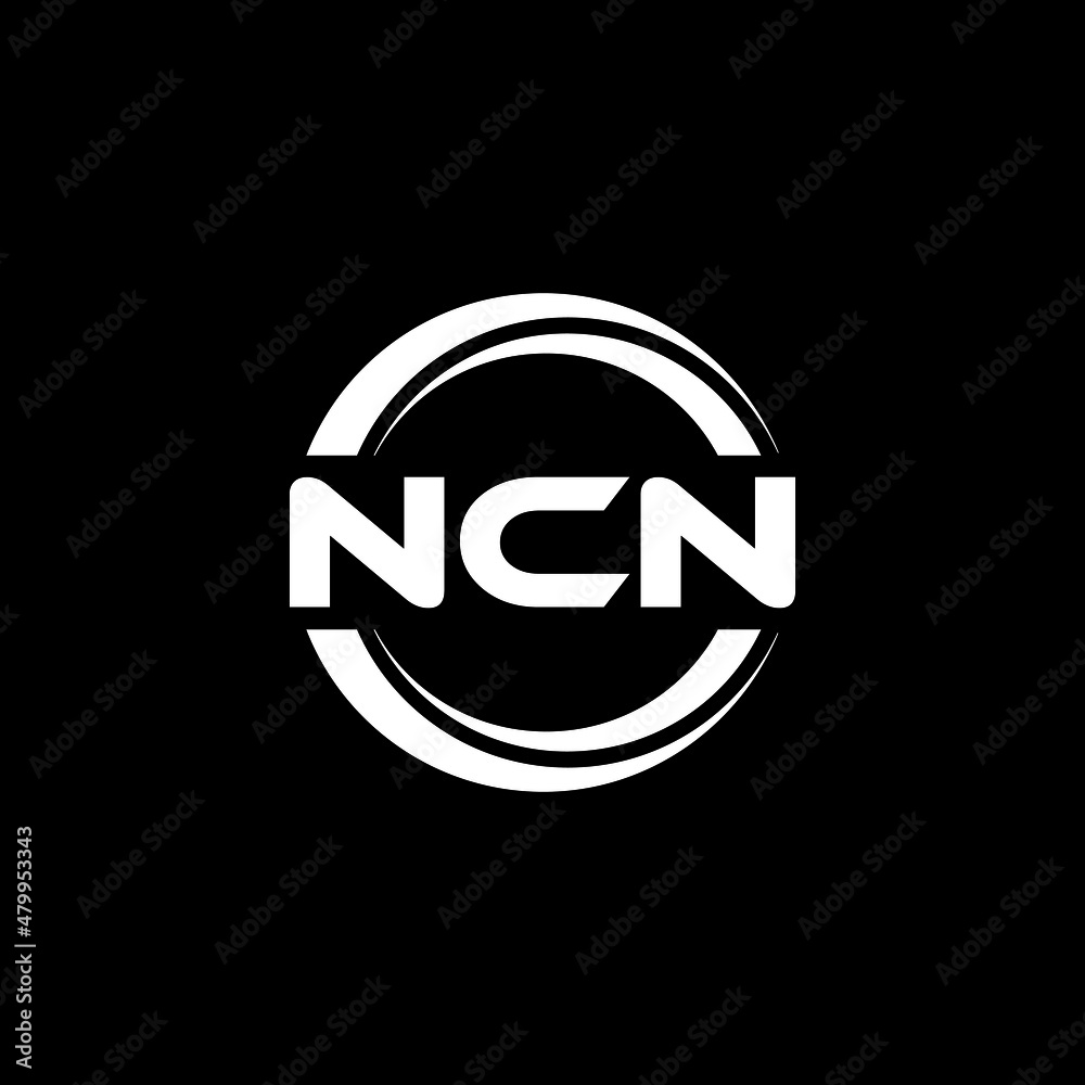 NCN letter logo design with black background in illustrator, vector logo modern alphabet font overlap style. calligraphy designs for logo, Poster, Invitation, etc. NCN letter logo design with black background in illustrator, vector logo modern alphabet font overlap style. calligraphy designs for logo, Poster, Invitation, etc.