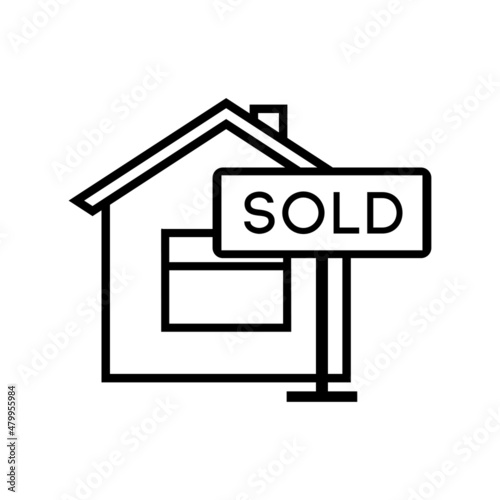 Auction icon vector. bargaining illustration sign. sold symbol or logo.