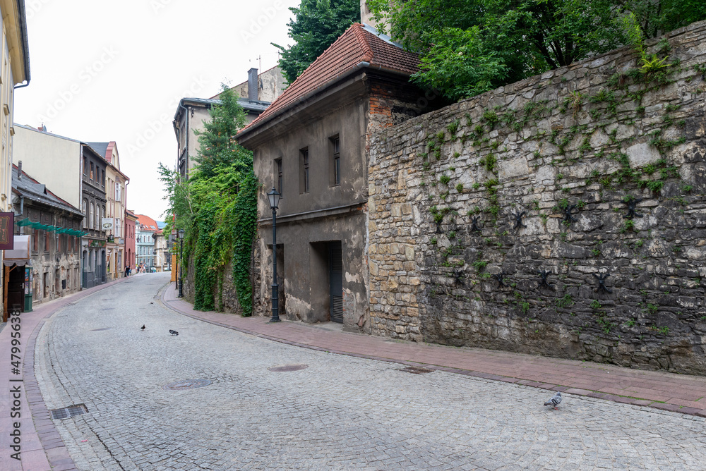Mury Starego miasta, Bielsko-Biała ulica Orkana.