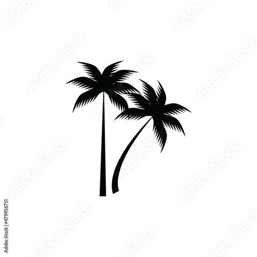 coconut tree icon vector illustration