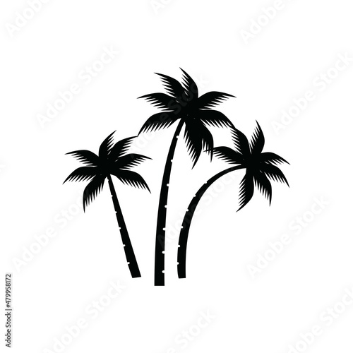 Fototapeta Naklejka Na Ścianę i Meble -  coconut tree icon vector illustration