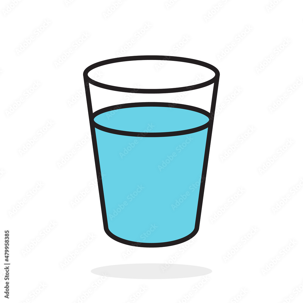 Vector icon glass Vector icon glass