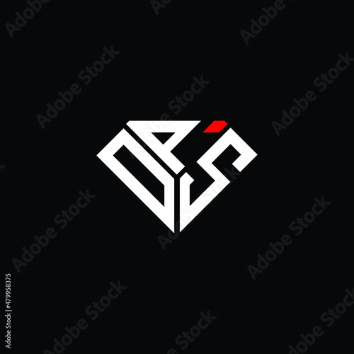 DPS letter logo creative design. DPS unique design photo
