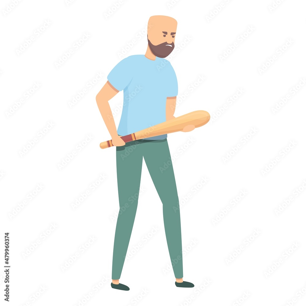 Robber attack icon cartoon vector. Man fight. Martial defence Robber attack icon cartoon vector. Man fight. Martial defence