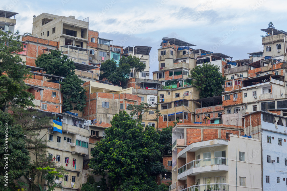 tabajara Hill in the Copacabana neighborhood in Rio de Janeiro - Brazil.