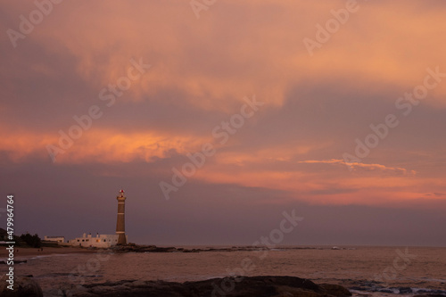Faro de Jose Ignacio  Jose Ignacio lighthouse  at dusk and sunset