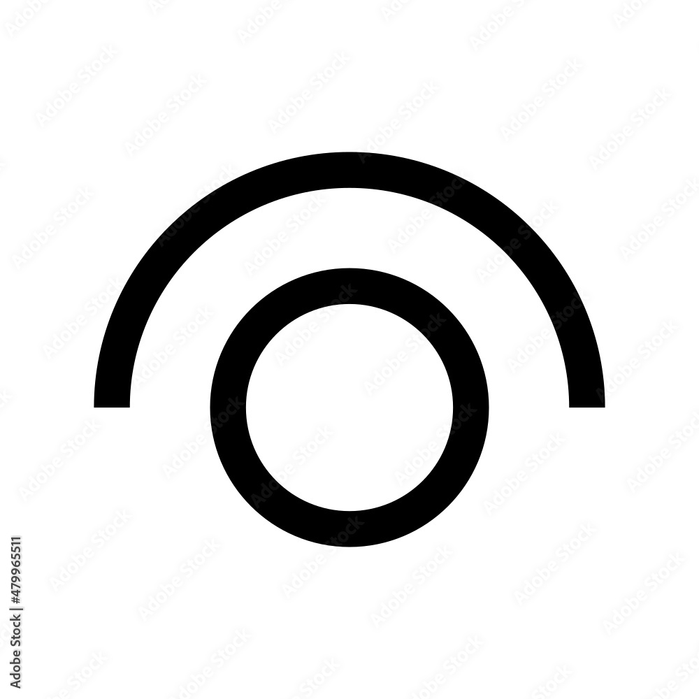 View icon isolated on white background View icon isolated on white background