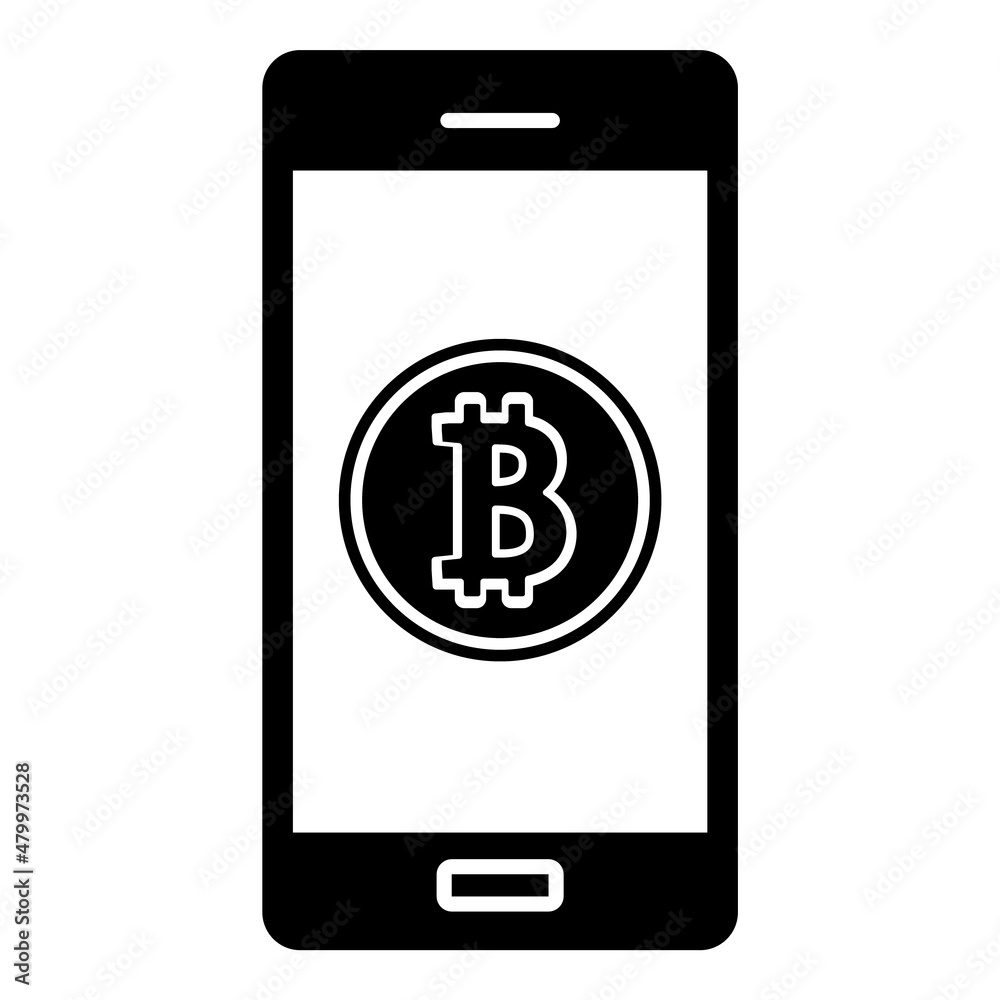 Bitcoin Flat Icon Isolated On White Background Bitcoin Flat Icon Isolated On White Background