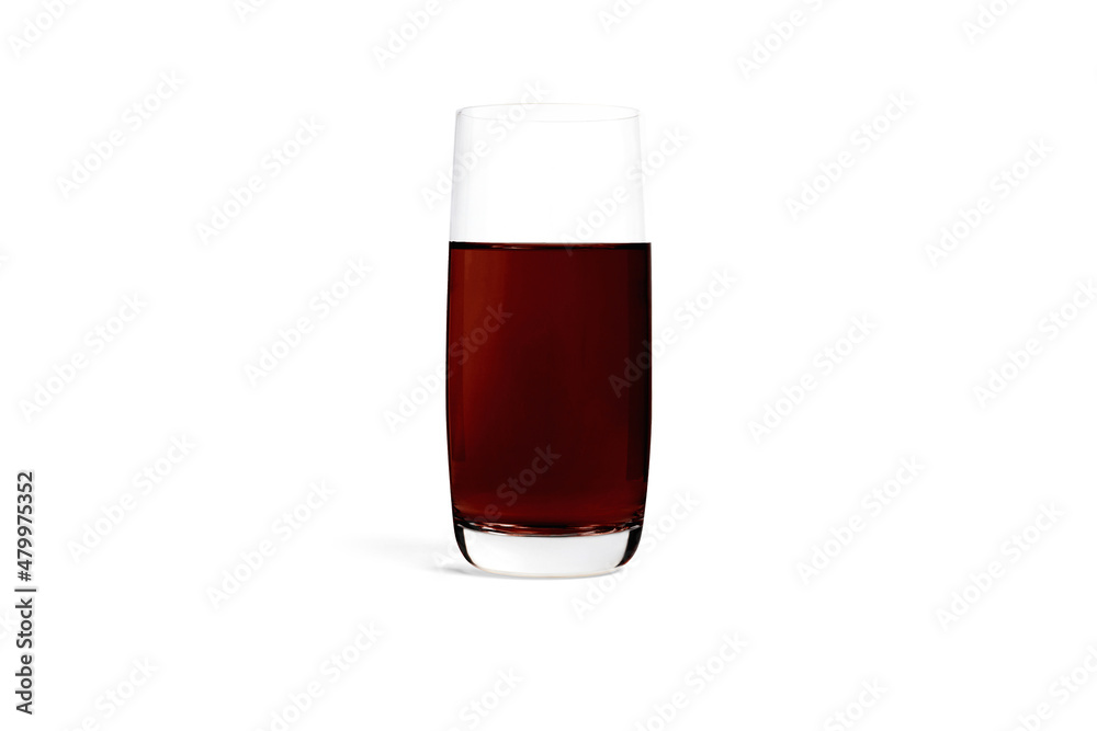 Glass of fresh sweet berry juice isolated on white background. 3D rendering realistic illustration. Glass for water. Vegan juice. Cleansing and detox. Empty liquid container Glass of fresh sweet berry juice isolated on white background. 3D rendering realistic illustration. Glass for water. Vegan juice. Cleansing and detox. Empty liquid container