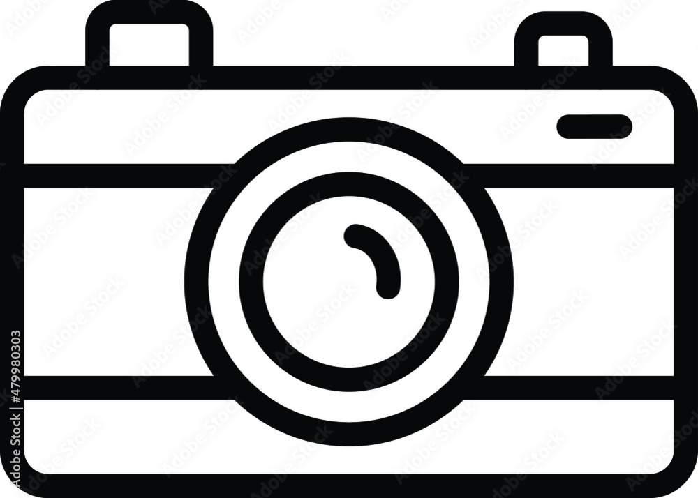Camera Vector Icon Design Illustration Camera Vector Icon Design Illustration