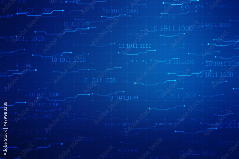 Binary Code Background, Digital Abstract technology background, flowing number one and zero text in binary code format in technology background. Internet Big data Concept Binary Code Background, Digital Abstract technology background, flowing number one and zero text in binary code format in technology background. Internet Big data Concept