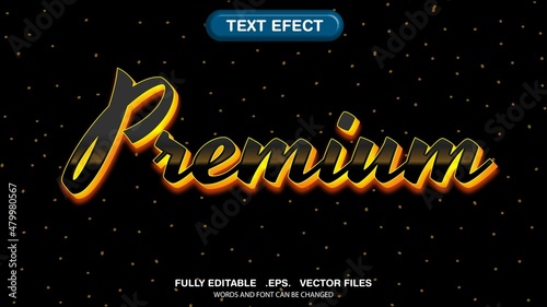 Editable text effects premium theme
