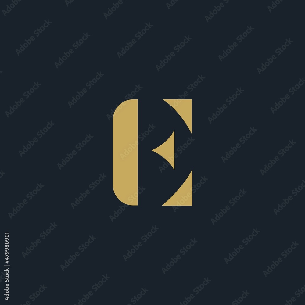 Classic Luxury Initials Monogram E logo design Classic Luxury Initials Monogram E logo design