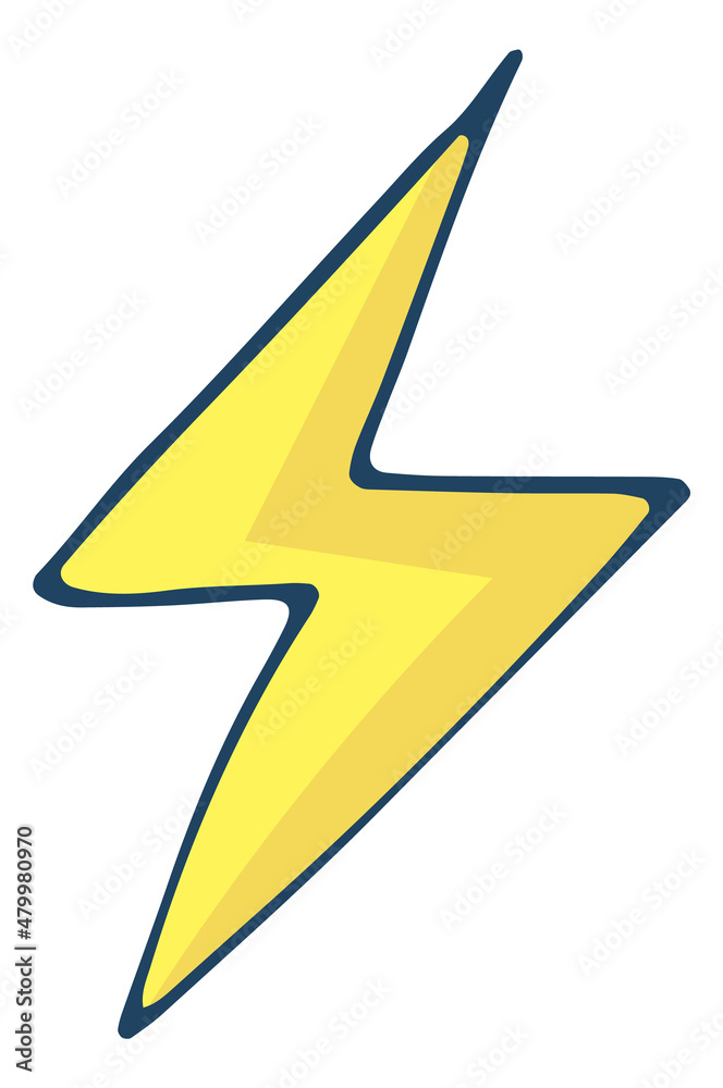 Lightning symbol. Flash sign. Energy power icon Lightning symbol. Flash sign. Energy power icon