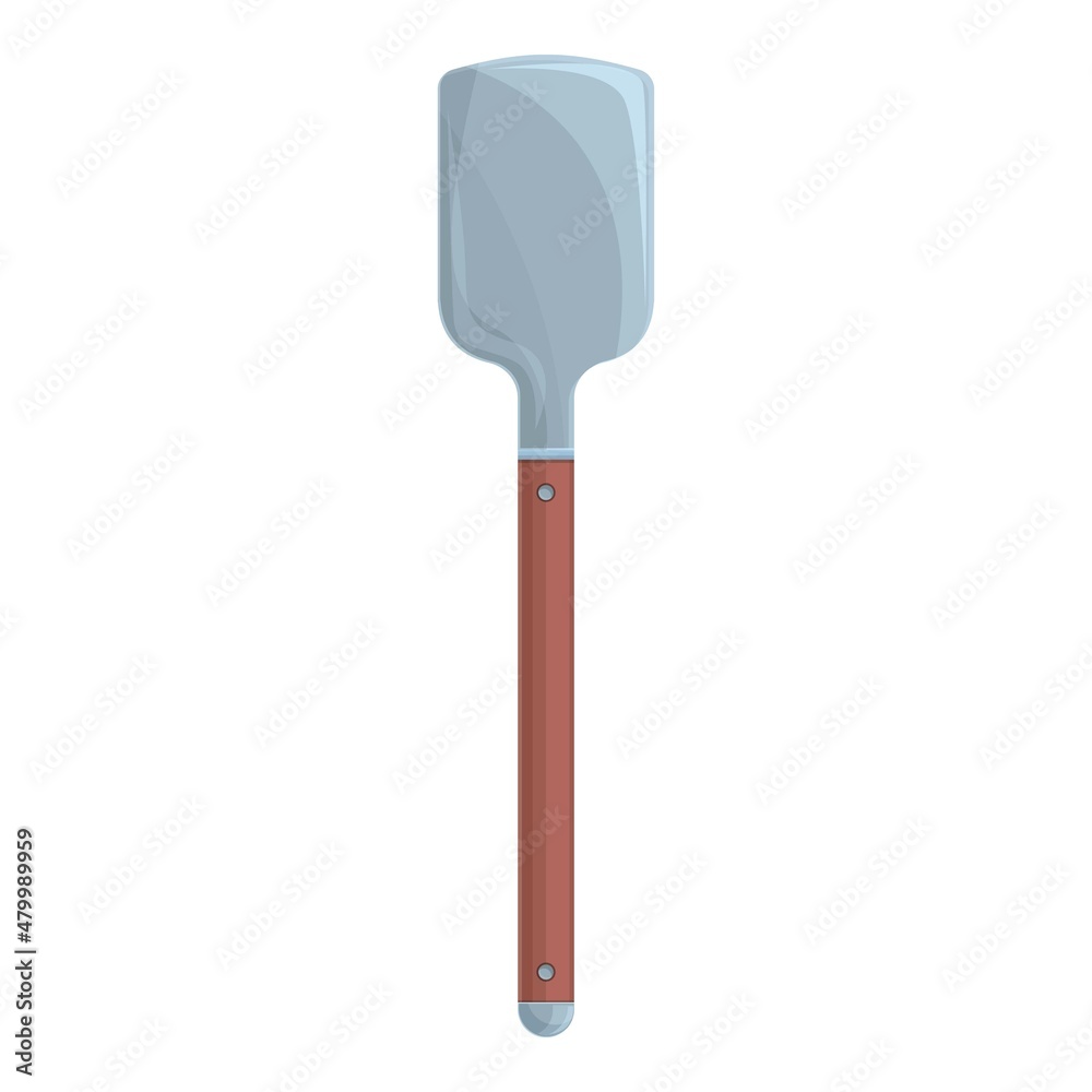 Whisk spatula icon cartoon vector. Fork tool. Spoon bbq