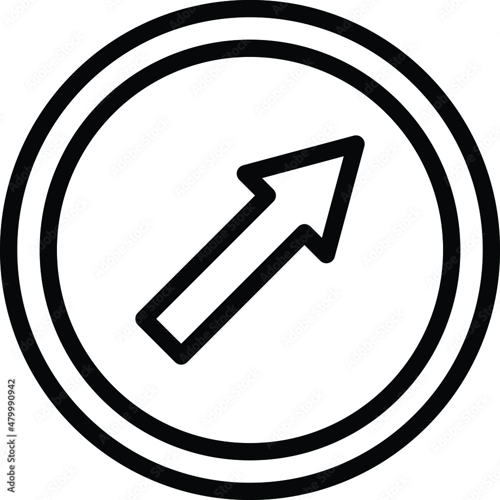 Upper right Vector Icon Design Illustration Upper right Vector Icon Design Illustration