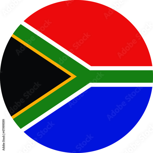 Circular national flag of South Africa Free Download Circular national flag of South Africa - GFXLoad