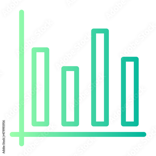 graph gradient icon