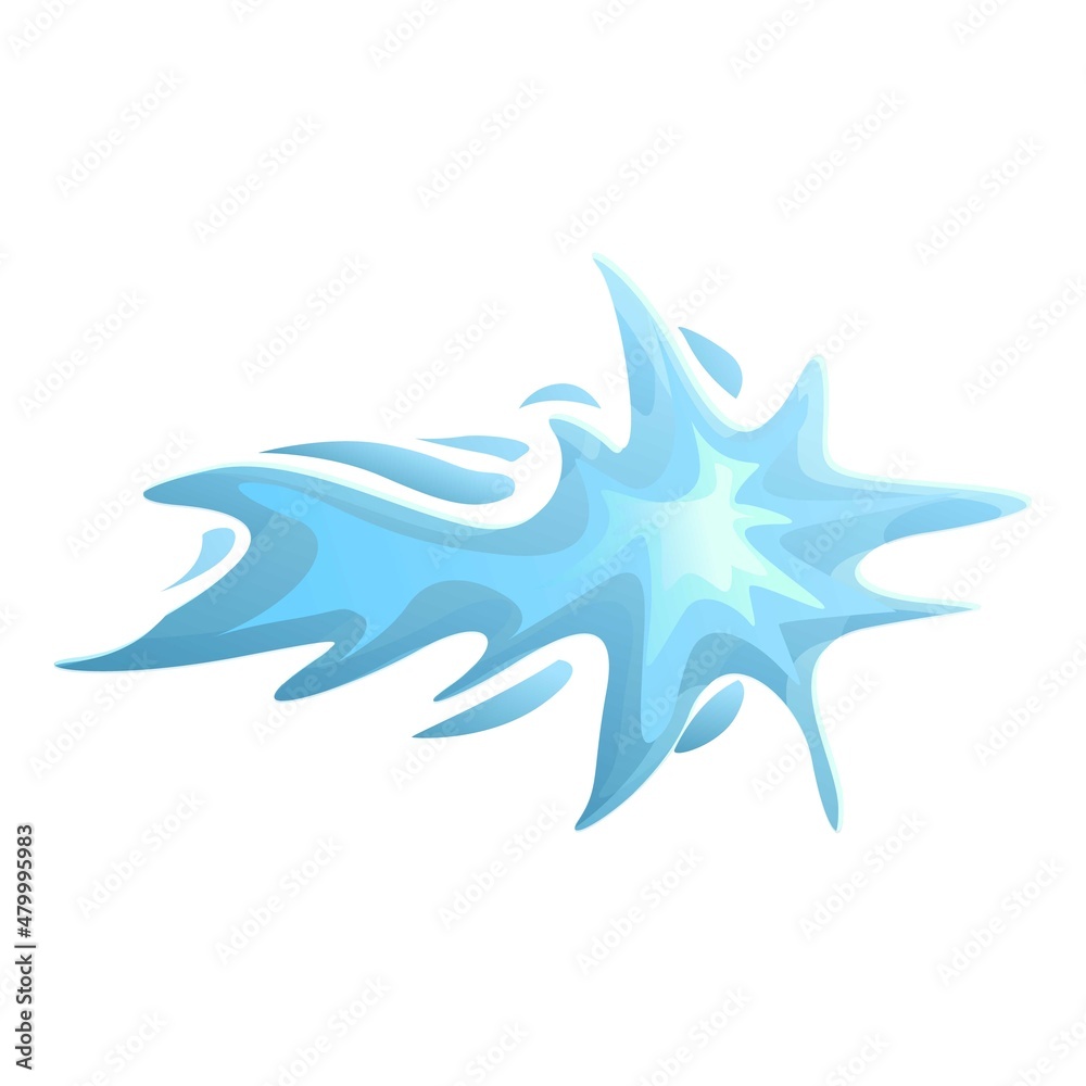 Explosion gun flash icon cartoon vector. Shot effect. Smoke laser Explosion gun flash icon cartoon vector. Shot effect. Smoke laser