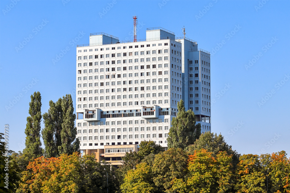 House of Soviets Kaliningrad, in autumn