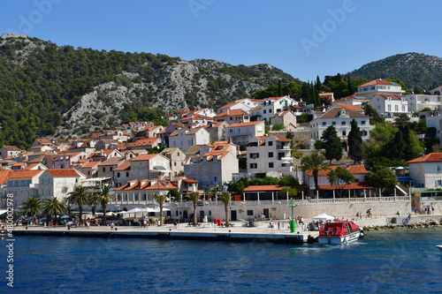 Hvar, Croatia- september 3 2021 : picturesque old city © PackShot