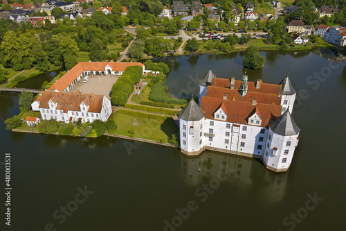 Water castle at Glucksburg, Germany
