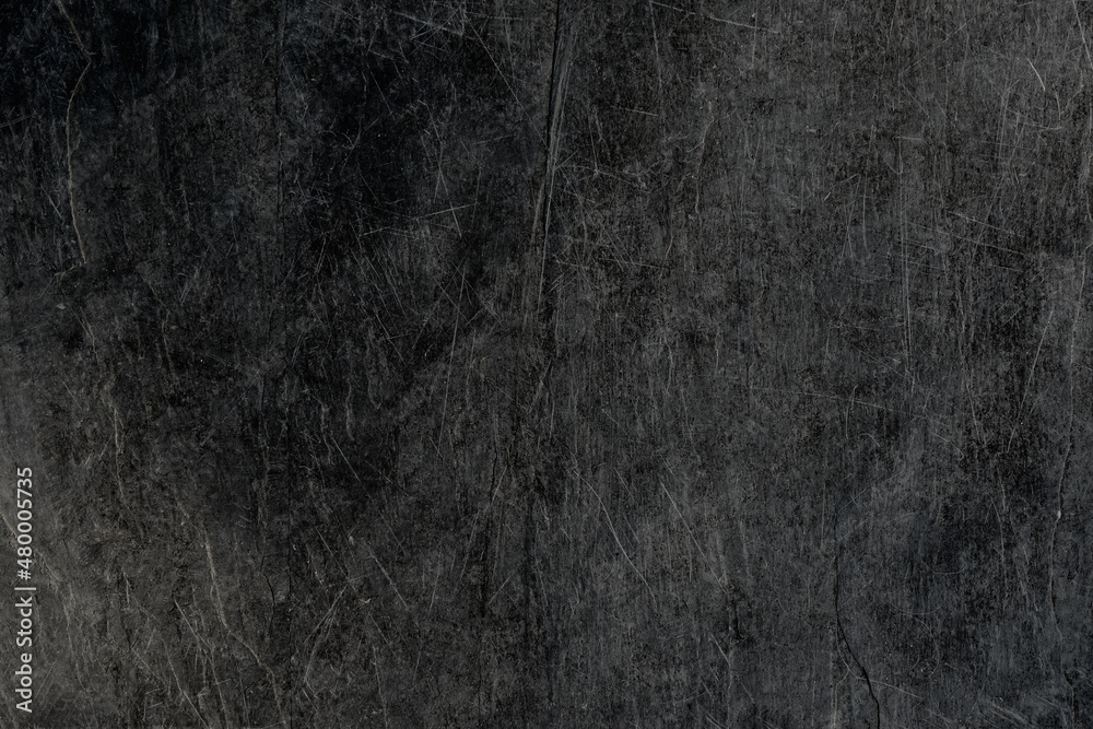 Fototapeta premium Dark grey black slate background or texture. Black granite slabs background. 