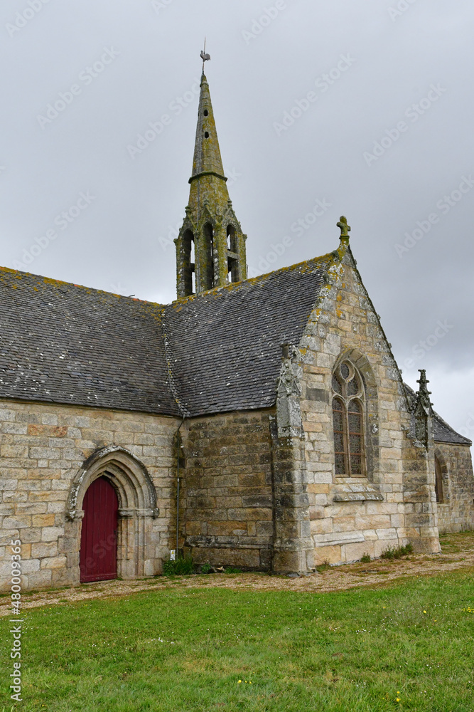 Pouldreuzic, France - may 16 2021 : Penhors chapel