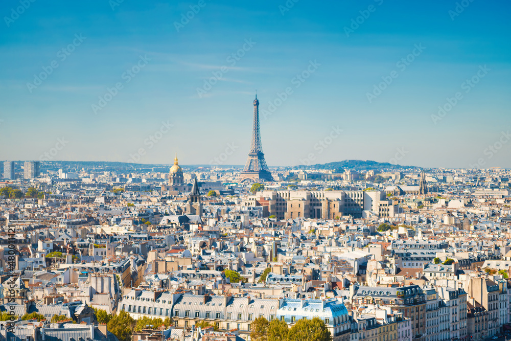 Paris cityscape with Eilffel tower