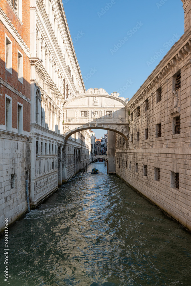 Bridge of Sighs in Venice, Italy