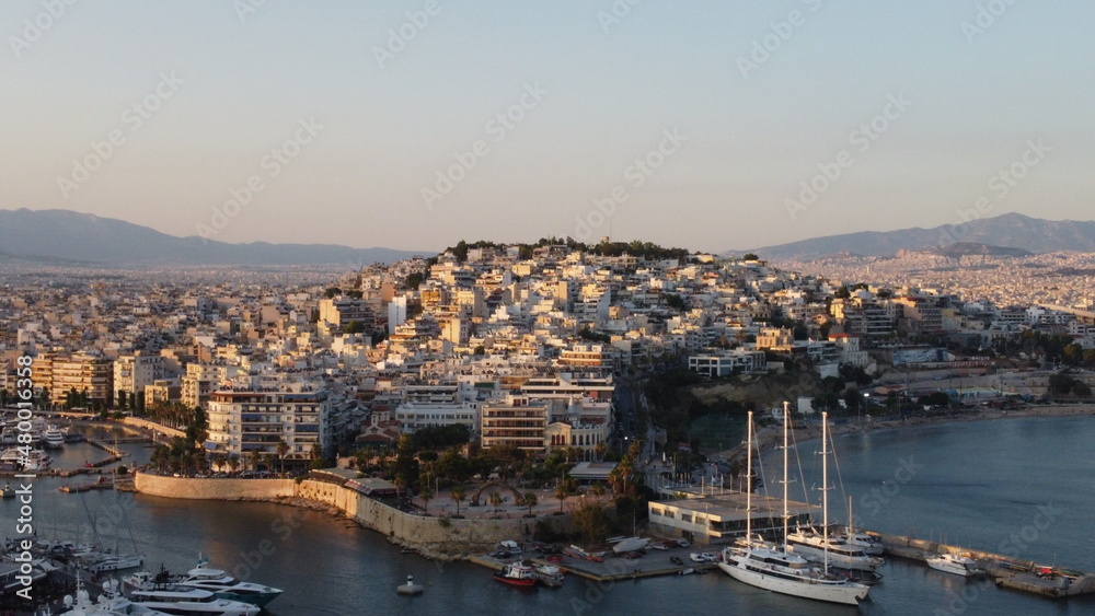 Hill of Castella in Piraeus, Greece.