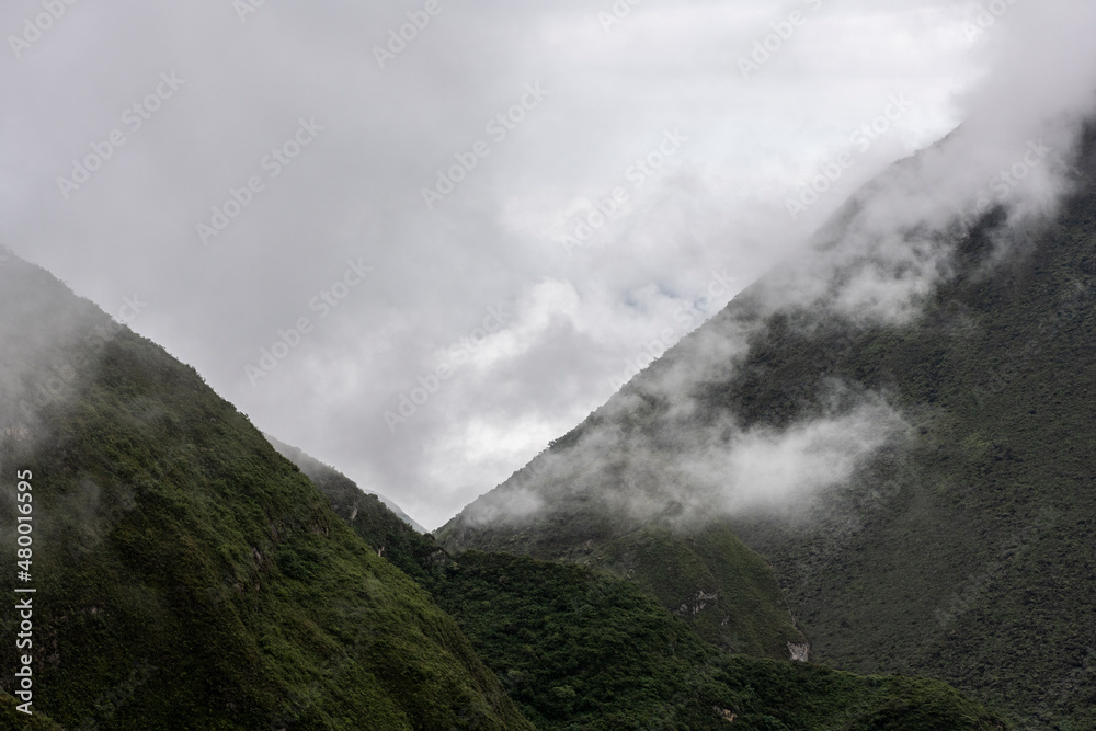 mountain landscapes near volcanoes near the capital Quito mountain landscapes near volcanoes near the capital Quito