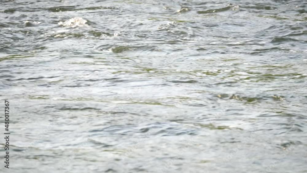 Surface of a river stream, 2x slow motion Surface of a river stream, 2x slow motion