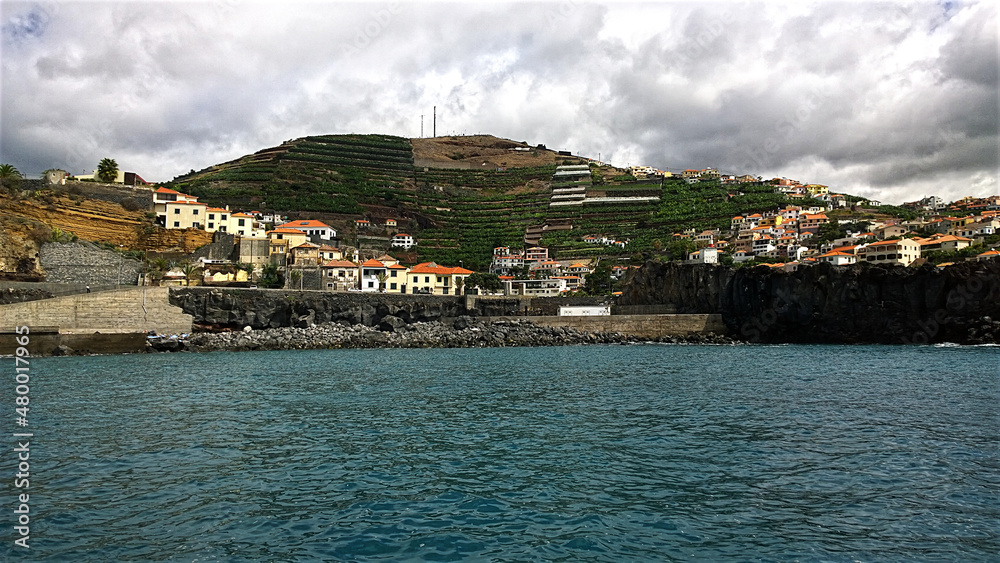 Madeira, Meer, Felsen, Urlaub, Himmel, Wolken, Insel