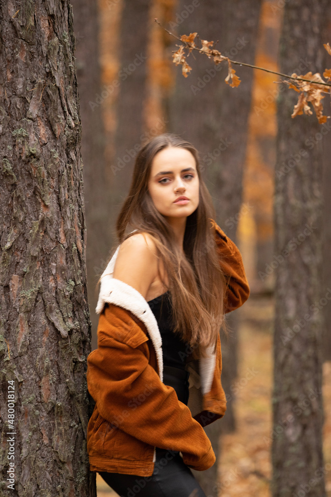 woman in forest woman in forest