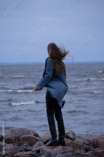 child on the beach