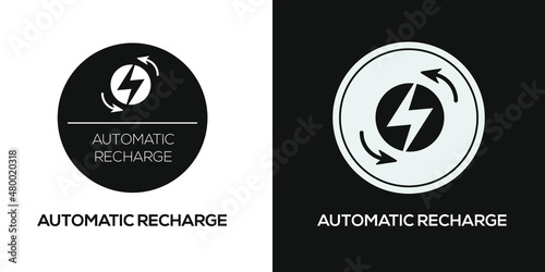 Creative (Automatic recharge) Icon ,Vector sign.