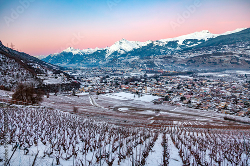 Plaine du Rhône, Bramois et Ayent