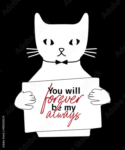 YOU WILL FOREVER BE MY ALWAYS T-SHIRT DESIGN