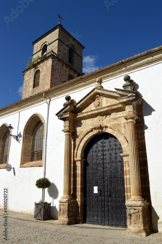  Iglesia Parroquial de Nuestra Señora de la Encarnación. Iglesia de la Encarnación en Castellar, provincia de Jaén, España. © joserpizarro