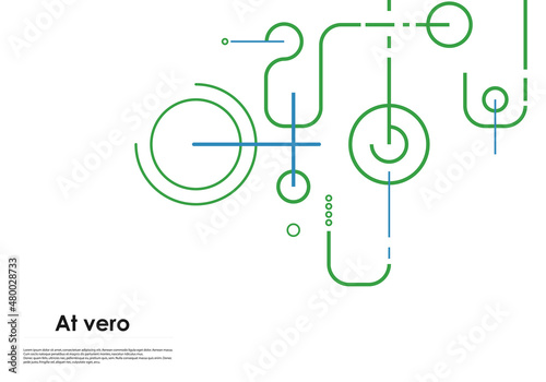 Brochure template. Future technology. Graphic design element. Vector background. Business card. Vector cover. Geometric graphic connection background