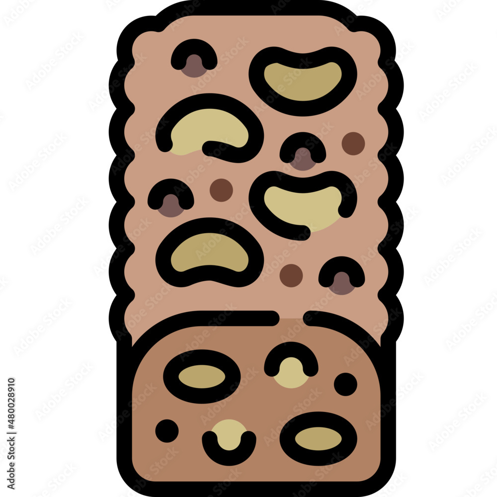 granola filled outline icon granola filled outline icon